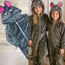 Кигуруми Baykush B682 grey - делук