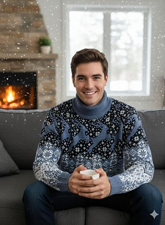 Свитер Moranny MR327 grey - делук