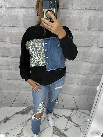 Свитер Karon 5549 black - делук