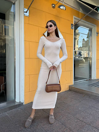 Платье Arina 7042 l.beige - делук