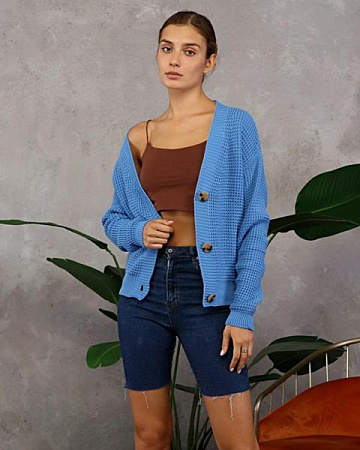 Кардиган Liza Brend 009 l.blue - делук