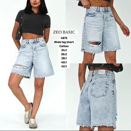 Шорты Jeans Style 4875 l.blue - делук
