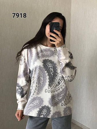 Свитер Fsn 7918 white - делук