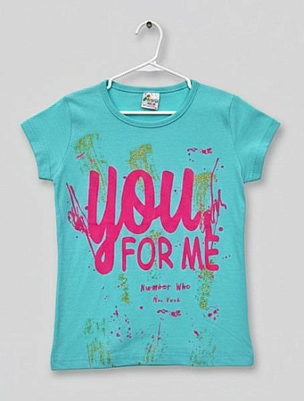 Футболка Dino DN298 l.blue - делук