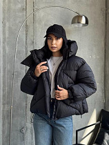 Пуховик Trend 2543 black - делук