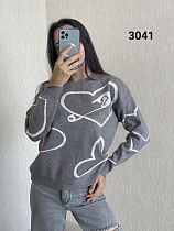 Свитер Fsn 3041 grey - делук