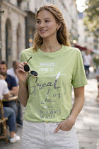 Футболка Elena&Vika 25033 mint - делук