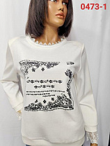 Свитер Lida 0473-1 white - делук