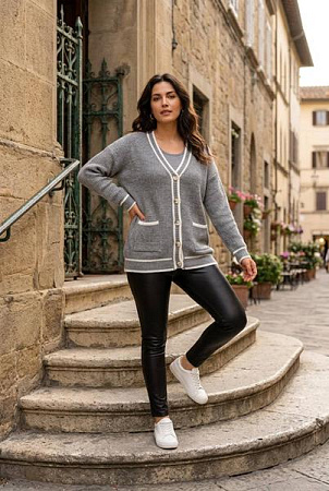 Кофта Kosta 571 grey - делук