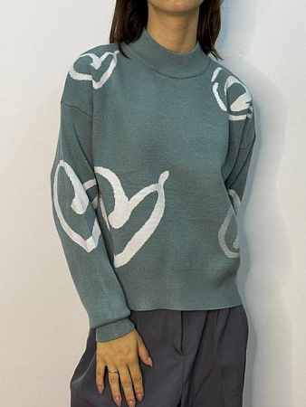 Свитер Kosta 0902 green - делук