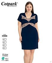 Ночнушка Cotpark 13104B navy - делук