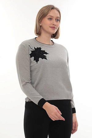 Свитер Julia JL1042 grey - делук