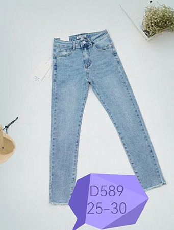 Джинсы Newjeans D589 l.blue - делук