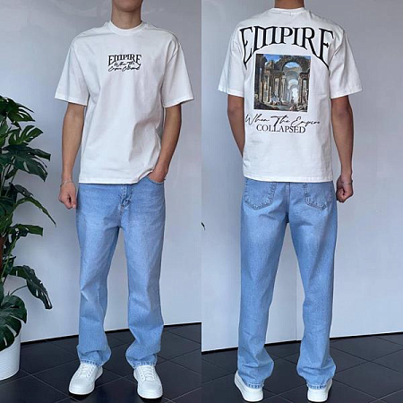 Футболка I8Denim 90586 white - делук