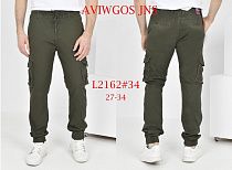 Джинсы God Baron L2162 green - делук