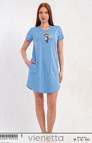 Ночнушка Trikotag T437 l.blue - делук