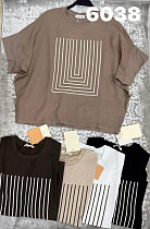 Футболка Divo 6038 white - делук