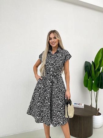 Платье Arina 2444 black - делук