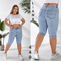 Бриджи Liana Denim 449 l.blue - делук