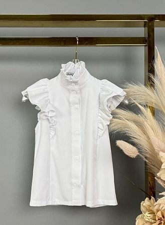 Блузка Delfinka 601 white - делук