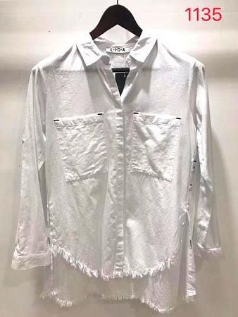 Рубашка Lida 1135 white - делук