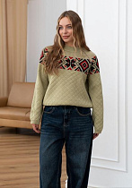 Свитер Liza Brend 1114 mint - делук