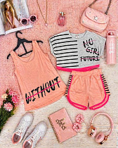 Костюм Major 3134 peach-l.grey - делук