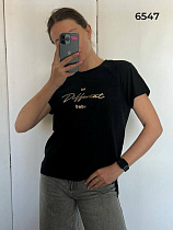 Футболка Fsn 6547 black - делук