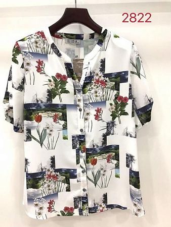 Рубашка Lida 2822 white - делук
