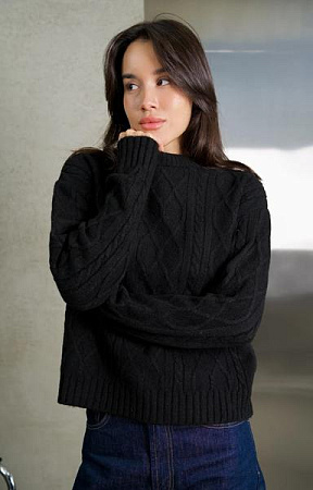 Свитер Little Secret 0714 black - делук