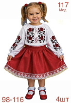 Вышиванка Надийка ND1571-117 white - делук