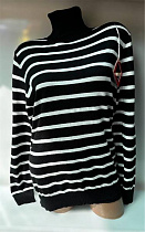 Свитер Levisha 24001 black-white - делук