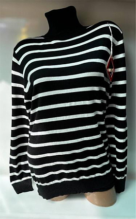 Свитер Levisha 24001 black-white - делук