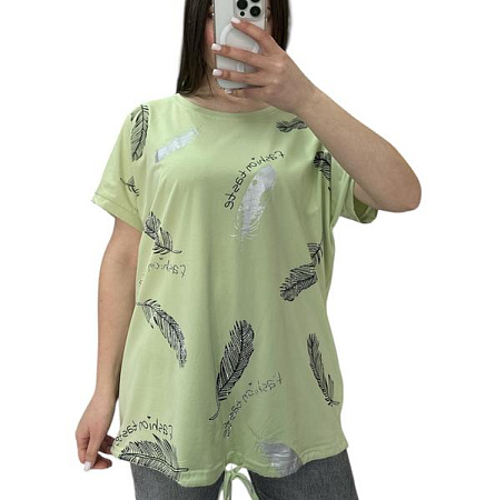 Футболка Elena&Vika 25312 mint - делук