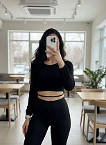 Топ Arina 5068 black - делук