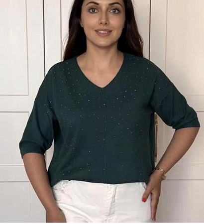 Свитер Shipi 25200 d.green - делук