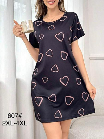 Ночнушка Anion 607 black - делук