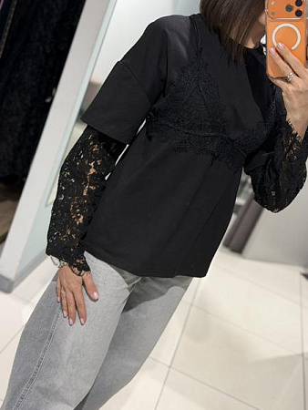 Футболка Comod 0130 black - делук