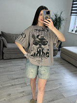 Футболка S.Style 55-5 grey - делук