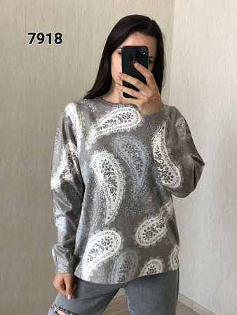 Свитер Fsn 7918 grey - делук