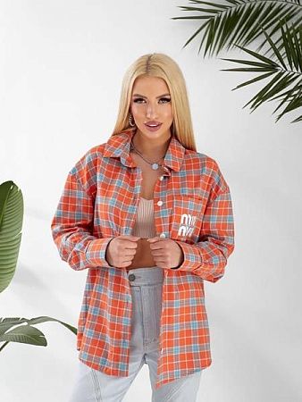 Рубашка Lelis 1050 orange - делук