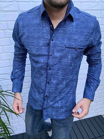 Рубашка Nik 55488 blue - делук