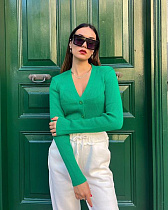 Кардиган Liza Brend 3135 l.green - делук