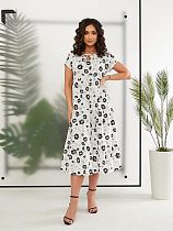 Платье Deliv 557 white - делук