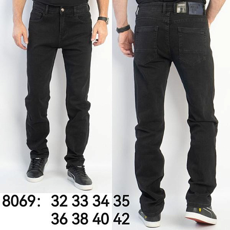 Джинсы God Baron 8069 black - делук