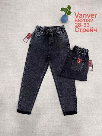 Джинсы Vanver B82032 black - делук