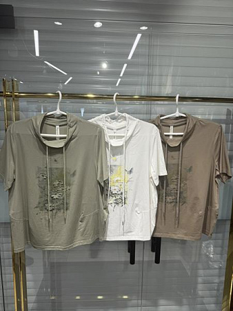 Футболка Dgmd E26127 nude - делук