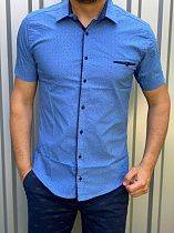 Рубашка No Brand R23 blue - делук
