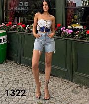 Шорты Jeans Style 355-1322 l.blue - делук