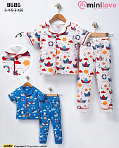 Пижама Meloria 8606 blue - делук